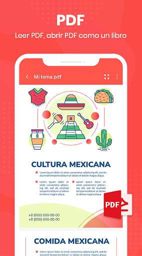 Leer de documentos Word y PDF screenshot 4