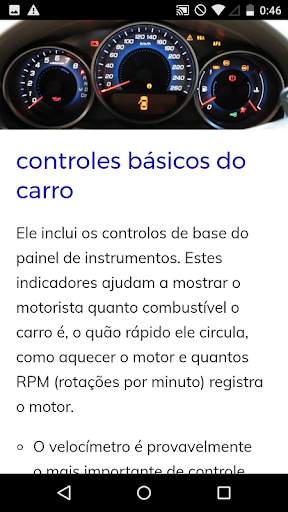 Curso de condução carro screenshot 2