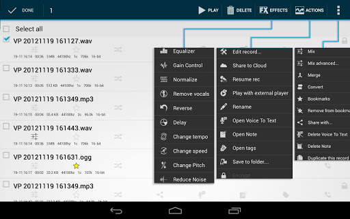 Voice PRO - HQ Audio Editor screenshot 3