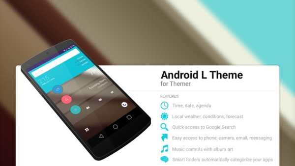 Android L Tema screenshot 1