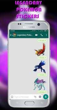 Legendary Pokemon Stickers screenshot 2