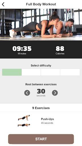 Strength Training at Home - No-Equipment Exercises screenshot 4