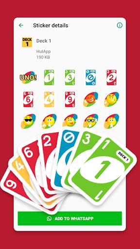 UNO Pro Stickers for Chat WAStickerApps screenshot 3
