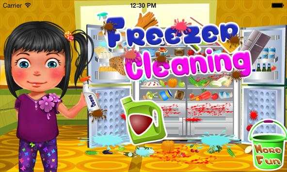 Freezer cleaning girls games screenshot 1