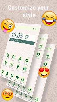Launcher theme for Whatsapp screenshot 3