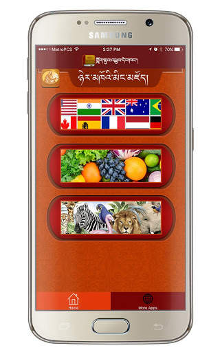 Tibetan English Chinese Vocabulary Lite screenshot 1