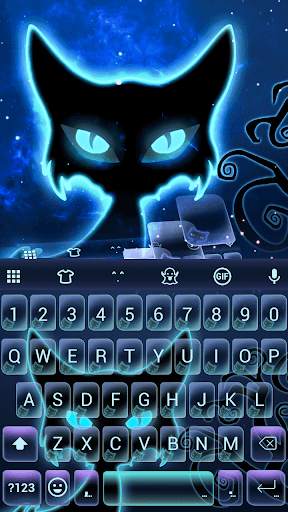 Halloween Cat Emoji Keyboard screenshot 3
