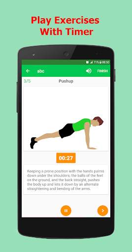 Home Workout - No Equipment - Lose weight exercise screenshot 3