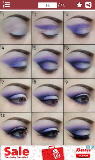 Eye Makeup - Step by Step Tutorials (Offline) 2021 screenshot 4
