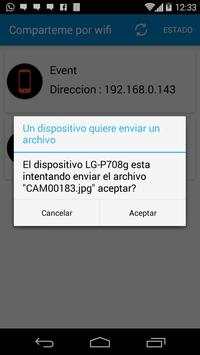 Compárteme por wifi screenshot 6