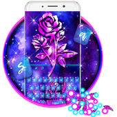 Tema della tastiera Galaxy Galaxy di lusso icon