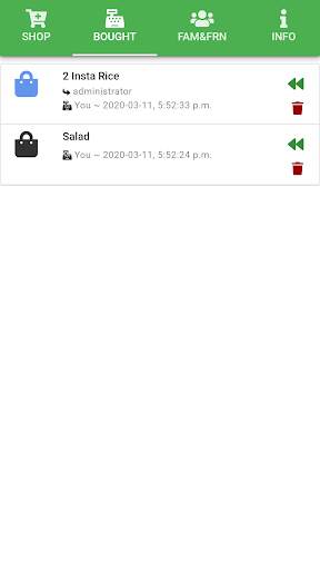 Family Shopping Manager: Sync your family shopping screenshot 2