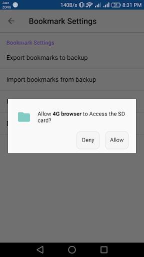 4G browser fastest browsing screenshot 1