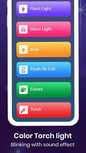 Color Flashlight -  Call & sms screenshot 2