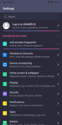 iOS Midnight Free - EMUI 9.0/9.1 Theme screenshot 3