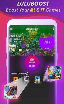 Game Booster for FF & ML screenshot 1