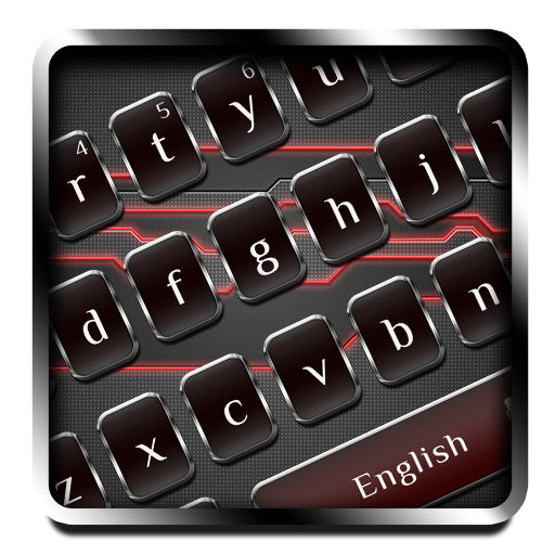 Red Black Metal Keyboard icon