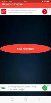 Keyword Planner screenshot 1