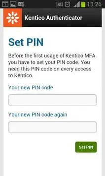 Kentico Authenticator screenshot 1