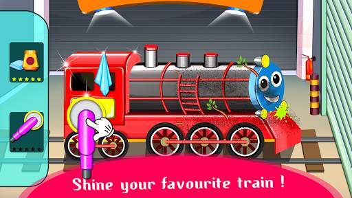 Train Cleaning, Coloring Game screenshot 4