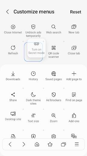Samsung Internet Browser Beta screenshot 5