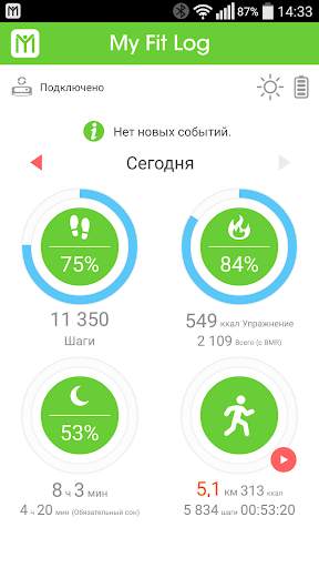 My Fit Log скриншот 1