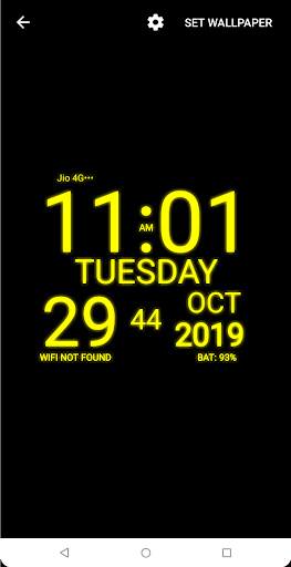 wp clock live wallpaper screenshot 4