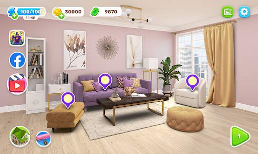 Color Home Design Makeover - paint your love story screenshot 7