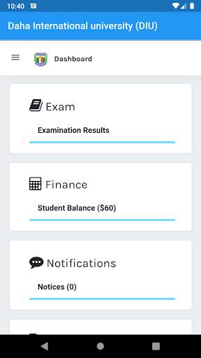 DIU PORTAL screenshot 2