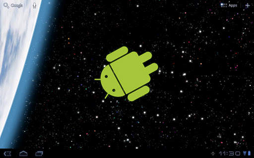 Droid in Space Live Wallpaper screenshot 4