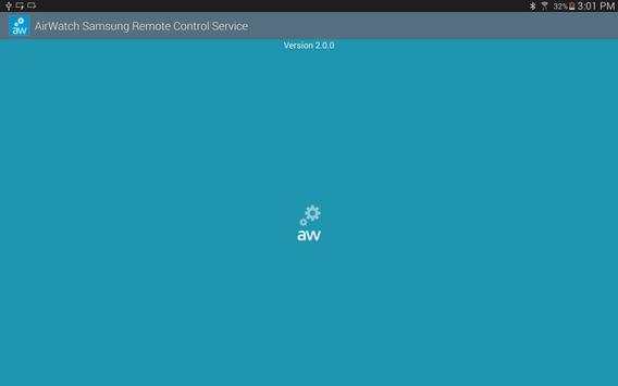 AirWatch Samsung RC Service screenshot 2