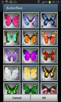 Butterflies LWP screenshot 2