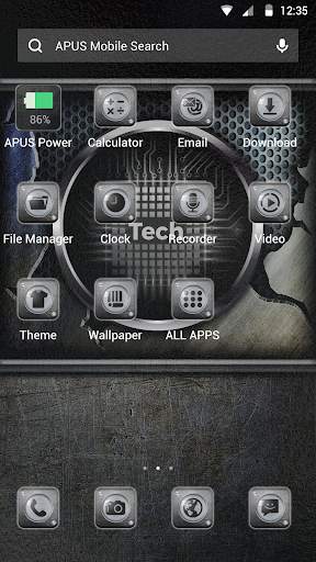 Punk APUS Launcher theme screenshot 1