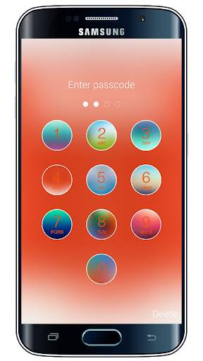 Colorful Keypad Lock Screen screenshot 8