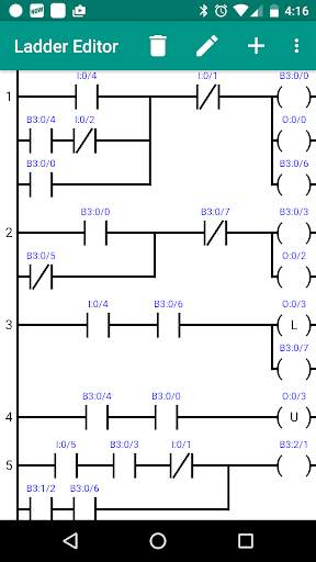 PLC Ladder Simulator screenshot 1