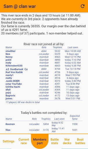 Clan War Analyzer screenshot 4