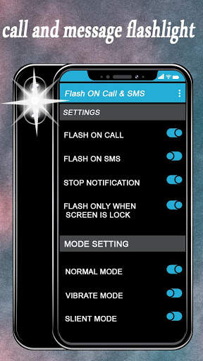 Flashlight on Call & SMS 2020 : Flashlight Alert screenshot 3