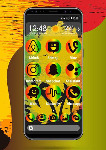 Apolo Jamaica - Theme, Icon pack, Wallpaper screenshot 2