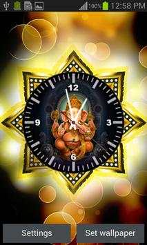 Ganesh Live Clock Wall Paper screenshot 5