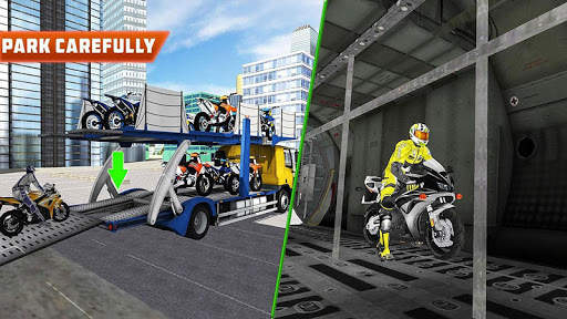Airplane Pilot Bike Transporter Flight screenshot 3