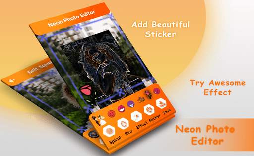 Neon photo editor screenshot 4