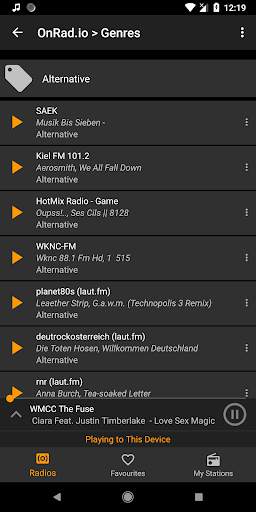 Raydio - Internet Radio Player screenshot 1
