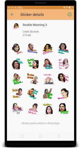 Double Meaning WAStickerApps for Whatsapp screenshot 5