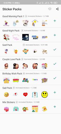 Animated Sticker for WhatsApp screenshot 1