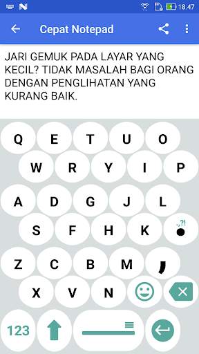 1C Big Keyboard screenshot 1