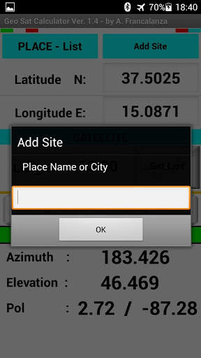 Geo Sat Calculator скриншот 6