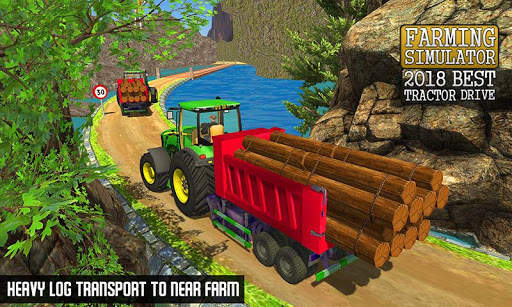 Offroad Farming Tractor Cargo Drive Simulator 2019 screenshot 1
