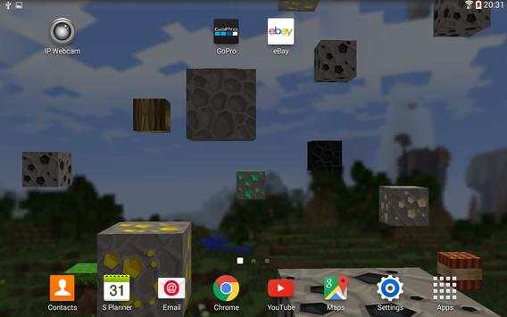 Blockcraft Live Wallpaper free screenshot 5