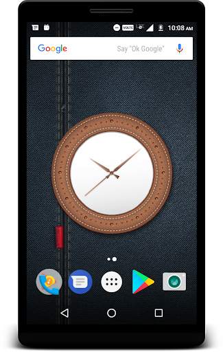 Leather Clock Live Wallpaper screenshot 2