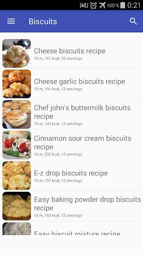 Biscuits recipes with photo offline screenshot 4